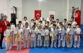 Karate kuşak sınavı yapıldı