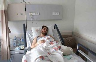 Kardeşi için ayağını kaybetti