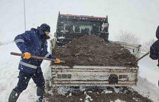 Karesi’de karla mücadele çalışmaları sürüyor