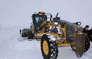 Kars’ta 38 köy yolu ulaşıma kapalı