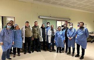 Kayserili gönüllü hekimler deprem bölgesinde