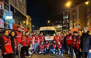 Kdz. Ereğli Kızılay binlerce depremzedeye yardım...