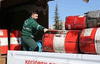 Keçiören Belediyesi odun sobası ve battaniyeleri...