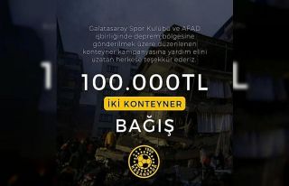 Keşanspor topladıkları 100 bin TL’yi yaşam konteyneri...