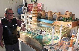 Kıbrıs gazisi, 8 yılık emeğini depremzedelere...