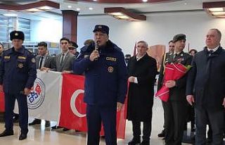 Kırgız arama-kurtarma ekibi ülkesine döndü