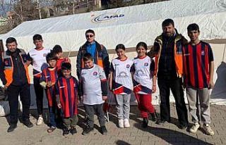 Kırıkkalespor, depremzede çocuklar için seferber...