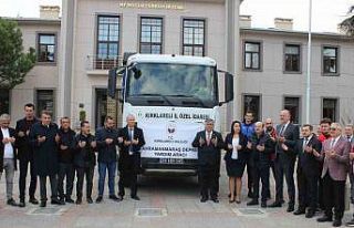 Kırklareli’nden depremzedelere 30 ton kuru gıda...