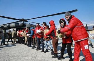 Kızılay’dan köylere gıda desteği