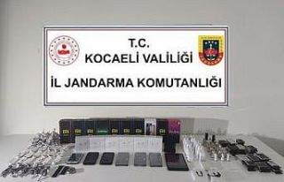Kocaeli’de 200 bin lira değerinde kaçak elektronik...