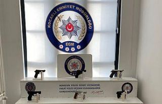 Kocaeli’de 24 silah ele geçirildi