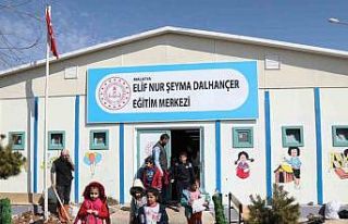 Konteyner kentte ders zili çaldı