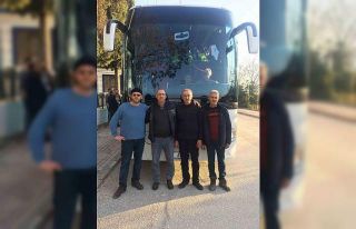 Konteynır kurulumuna destek olmak üzere deprem bölgesine...