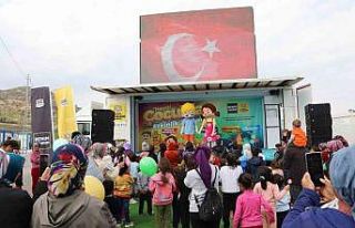 Konya Büyükşehir 11 ilde depremzede çocuklara...