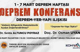 Konyaaltı’nda ‘deprem’ konferansı
