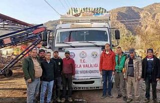 Köyceğiz’den deprem bölgesine odun gönderildi