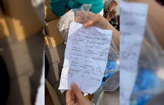 Küçük çocuktan deprem bölgesine ağlatan mektup