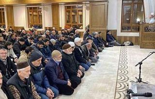 Kulu’da Miraç Kandili’nde camiler doldu taştı