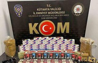 Kütahya’da kaçak tütün operasyonu