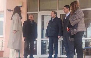 Kütahya’ya getirilen depremzedeler için poliklinik...