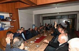 Lapseki’de Muhtarlar sandık başında