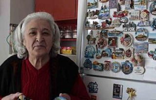 Magnet koleksiyonuyla görenleri şaşırtıyor