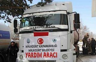 Malazgirt’te depremzedeler için yardım seferberliği