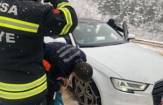 Manisa Büyükşehir Belediyesinden karla mücadele...