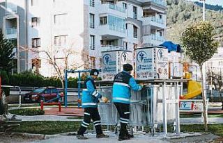 Merkezefendi’de yer altı çöp konteyneri 80 farklı...