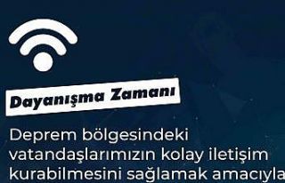 Mersin Büyükşehir Belediyesi, Hatay’a internet...