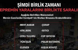MGC’den afetzedelere yardım eli