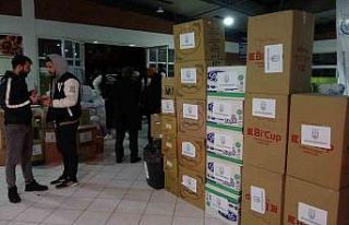 MSKÜ tarafından deprem bölgesine yardım gönderildi