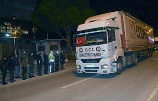 Muğla’dan deprem bölgesine 600’üncü TIR