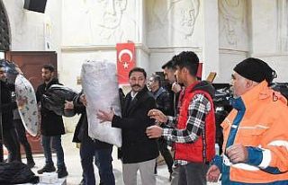 Nusaybin’den 124 tır yardım deprem bölgelerine...
