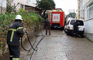 Ordu’da baca yangını ekipleri harekete geçirdi