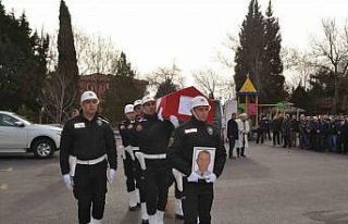Polis memuruna hüzünlü veda