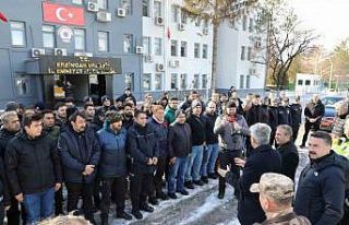 Polisler deprem afet bölgesine uğurlandı