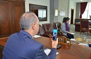 Rektör Karakaya afet bölgelerinden bilgi aldı