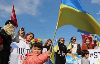 Rusya-Ukrayna savaşının 1. yılında Ukrayna’da...