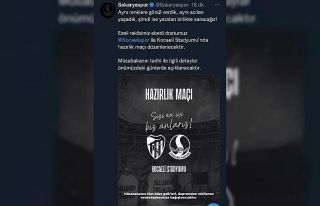 Sakaryaspor-Kocaelispor hazırlık maçı gelirlerini...