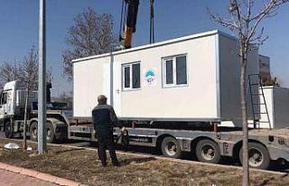 Sarız’a 5 adet konteyner