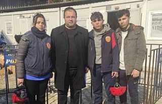 Selçuk Üniversitesi öğrencileri arama kurtarma...
