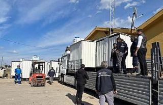 Seyyar tuvaletler deprem bölgesi için Tekirdağ’dan...