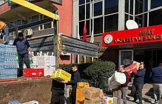 Siirt TSO, Malatya deprem bölgesinde yardım tırı...