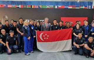 Singapur arama kurtarma ekibi ülkesine döndü