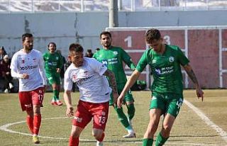 Sivasspor ile Sivas Belediyespor yardım maçında...