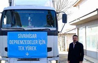 Sivrihisar’dan bir tır yardım daha yola çıktı