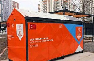 Talas Belediyesi’nden yine bir ilk: acil durum konteyneri