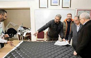 Talas’tan depremzedelere uyku tulumu