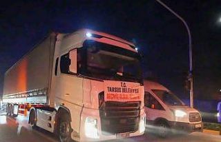 Tarsus Belediyesinden kente gelen depremzedelere destek